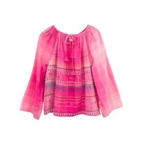 Tartan Blouse pink