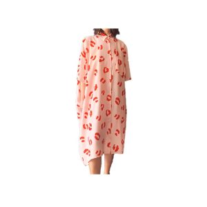 dumak shirt dress POWDER RED KISSES CHRISTIAN WIJNANTS