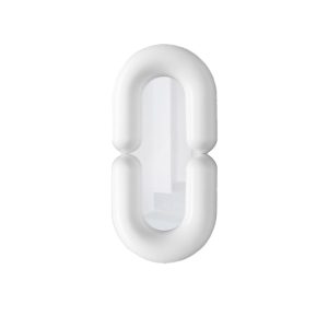 zodiac MIRROR MOUSTACHE WHITE L