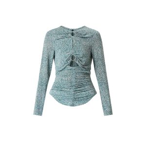 joneli top teal isabel marant