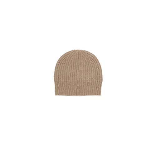 Sofie D'Hoore taupe beanie: Luxurious, 6-ply ribbed blend of 100% cashmere and wool. Stylish and warm with a continuous rib finish.
