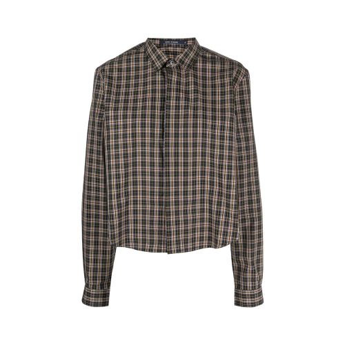 Plaid cotton taffeta Brad Shirt: fresh, boxy, and stylish silhouette, made from 100% cotton, blending fashion with comfort.